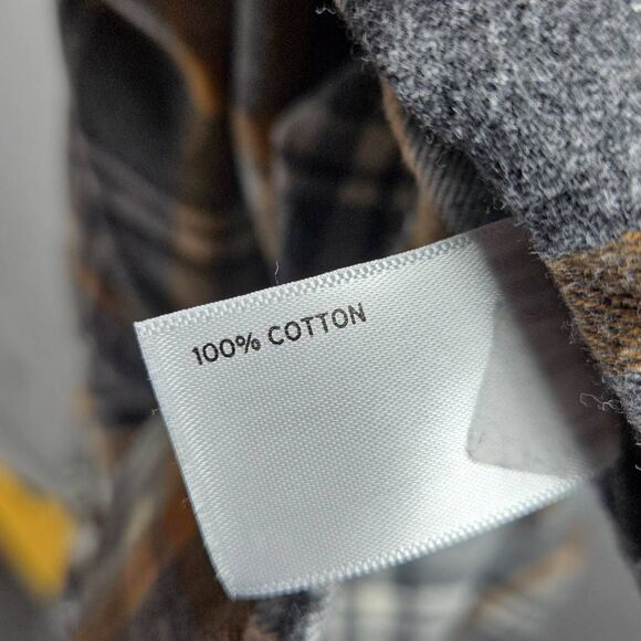 Duluth Trading Shirt Mens XL Tsll Plaid Magna Ready Relaxed Fit Magnet Closure - Picture 12 of 14